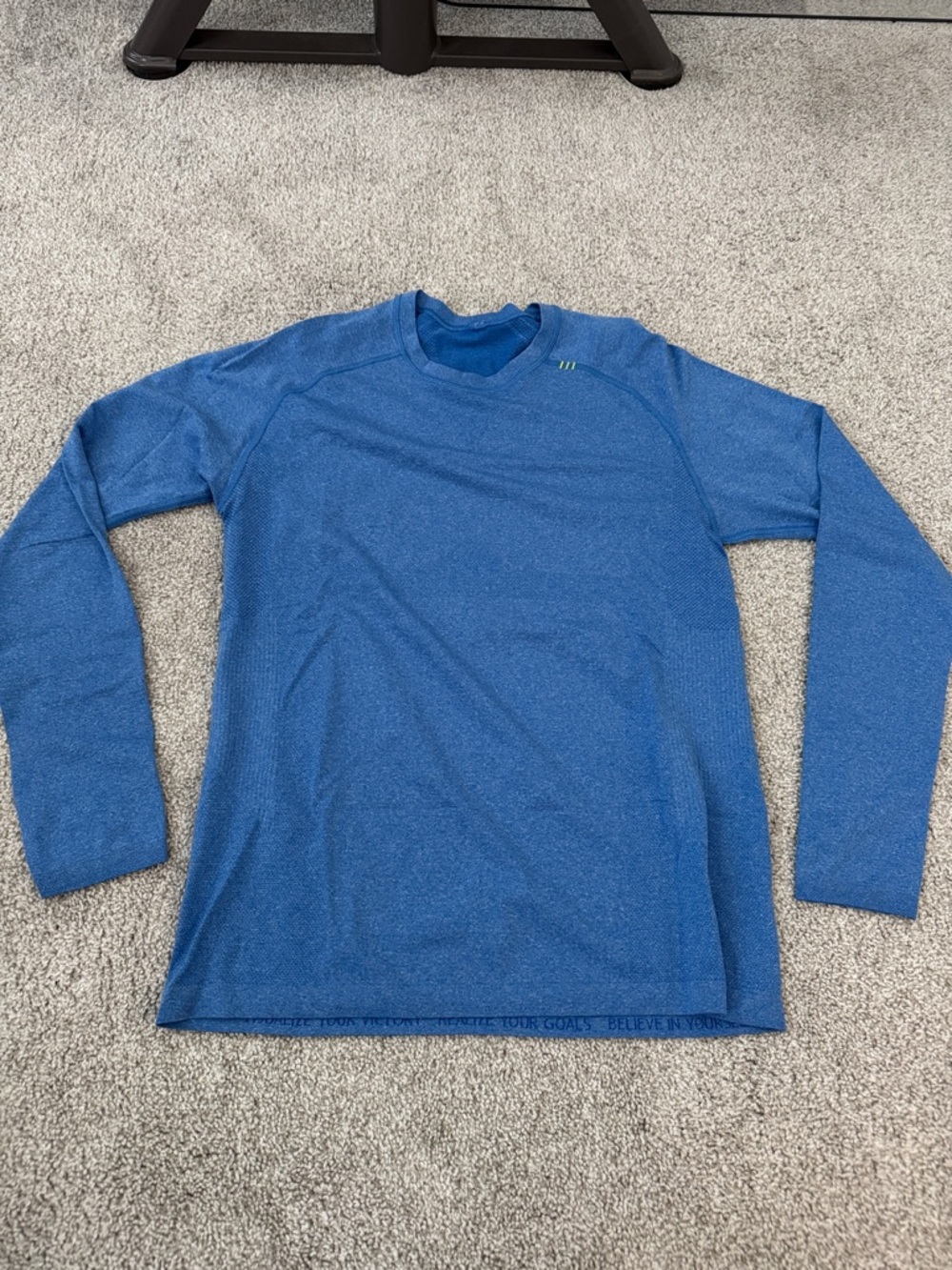 lululemon athletica Blue Long Sleeve Crew